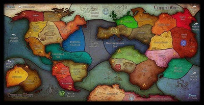 Cthulhu Wars: 9-11 ผู้เล่น Neoprene Map (CW-M911) (Kickstarter Pre-Order พิเศษ) Kickstarter เกมเสริมเกมกระดาน Petersen Games จำกัด KS000869R