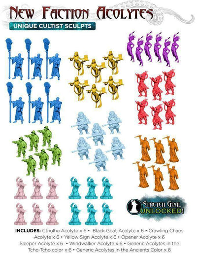 克苏鲁战争:替代派系助手(Kickstarter预购特别节目)Kickstarter棋盘游戏扩展 Arclight