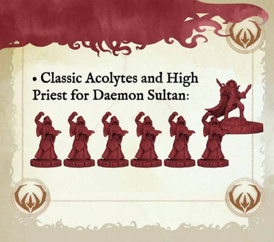 Cthulhu Wars: Classic Acolytes and High Priest for Daemon Sultan (Kickstarter förbeställning Special) Kickstarter Board Game Expansion Petersen Games Begränsad KS000869P
