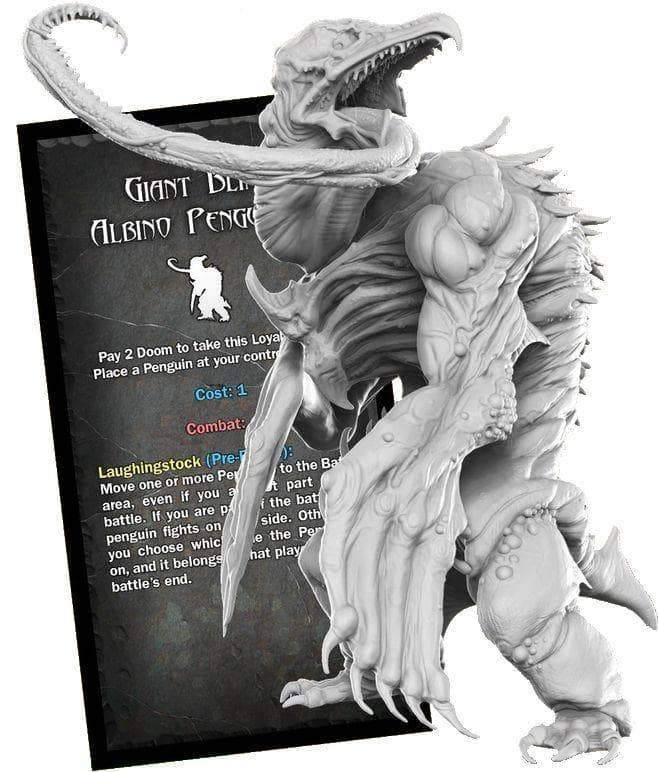 Cthulhu Wars：巨大なブラインドアルビノペンギンニュートラルモンスター拡張（Kickstarter Pre-Order Special）ボードゲームオタク、キックスターターゲーム、ゲーム、キックスターターボードゲーム、ボードゲーム、キックスターターボードゲームの拡張、ボードゲームの拡張、 Petersen Games、Cthulhu Warsの巨人ブラインドアルビノペンギン、ゲーム Steward Kickstarter Editionショップ Petersen Games