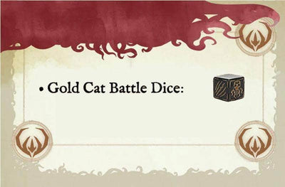 Cthulhu Wars: Gold Cat Battle Dice (Kickstarter förbeställning Special) Kickstarter brädspeltillägg Petersen Games Begränsad KS000869J