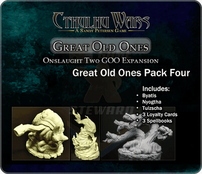 Cthulhu Wars: Great Old One Pack Four (CW-Goo4) (vähittäiskaupan ennakkotilaus) vähittäiskaupan lautapelin laajennus Petersen Games 0680569977939 KS000210H