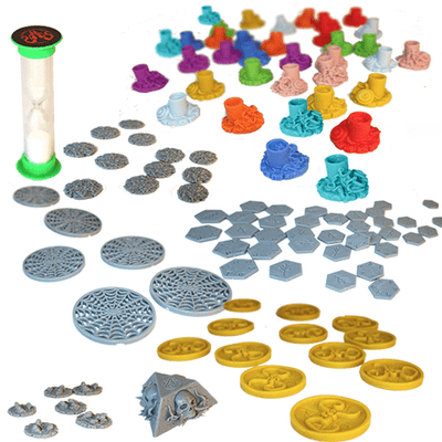 Guerras de Cthulhu: Shining Trapezohedron Plastic Marker Pack [CW-E15] (KickstarterPre-Order Special)