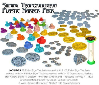 מלחמות Cthulhu: חבילת סמן מפלסטיק Trapezohedron נוצץ [CW-E15] (kickstarterpre-order מיוחד)