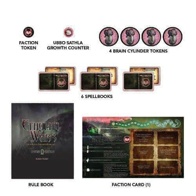 Cthulhu Wars：Tcho Tcho扩展（CW-F5）（Kickstarter Special）Kickstarter棋盘游戏扩展 Petersen Games 680569977915 KS000210D