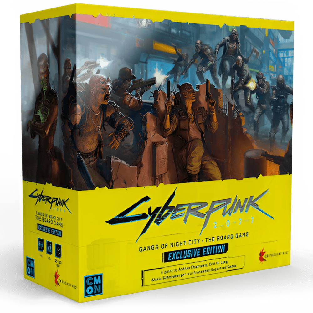 Cyberpunk 2077 Gangs of Night City Edgerunner Pledge Kickstarter Board