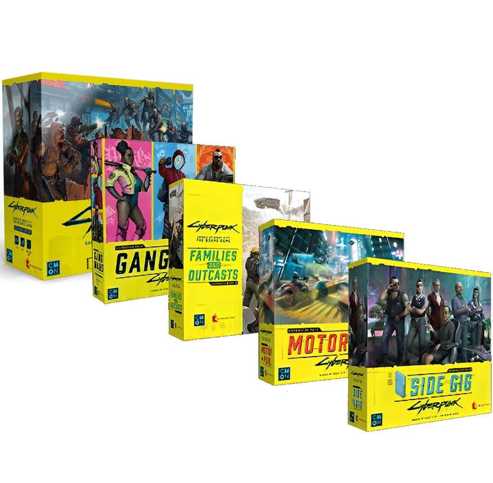 Cyberpunk 2077: Gangs of Night City Edgerunner Kickstarter Board Game ...