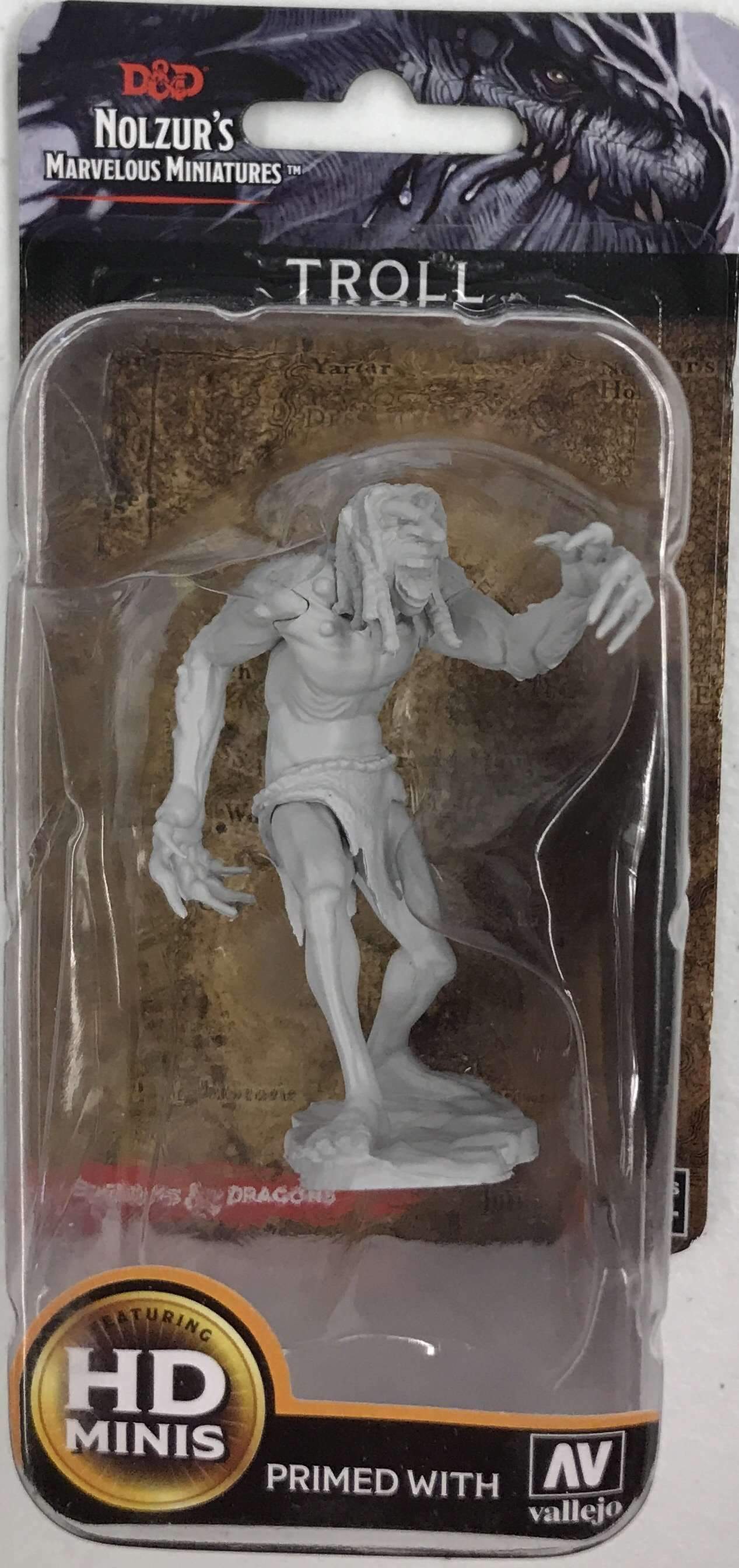 ملحق لعبة البيع بالتجزئة D&D Nolzur's Marvelous Miniatures HD Minis Troll WizKids