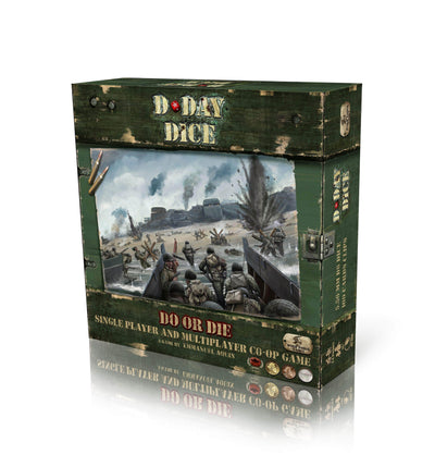 D-Day Dice (Second Edition) (Kickstarter Special) Kickstarter Board Game Word Forge Games, Maldito Games, Nuts! Publishing KS800257A