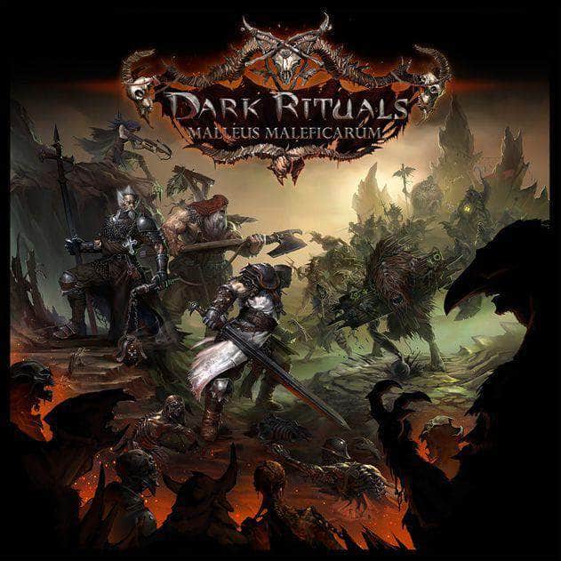 Dunkle Rituale: Maleus Maleficarum All-In-Bündel (Kickstarter Special) Kickstarter-Brettspiel Dark Gate Games 0787790454229 KS800678A