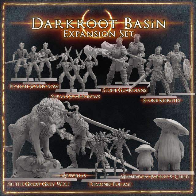 Dark Souls: הרחבת אגן Darkroot הרחבת משחק קמעונאות בהזמנה מראש Steamforged Games בע"מ.