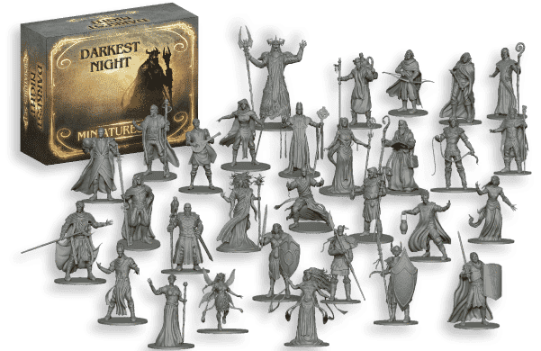 Darkest Night: Andet udgave Miniatyrer kun (Kickstarter Special) Kickstarter Board Game Supplement Victory Point Games