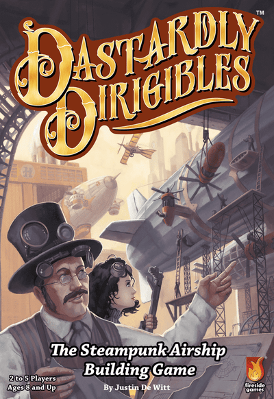 Juego de cartas minoristas de Dastardly Dirigibles Fireside Games