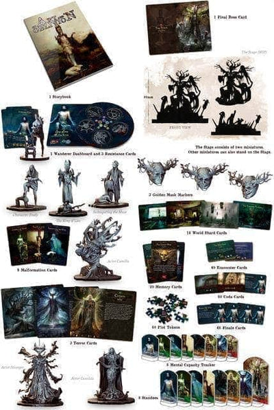 Dawn of Madness: de expansão de arte e esquecimento (Kickstarter pré-encomenda especial) Expansão do jogo de tabuleiro Kickstarter Diemension Games KS001000B