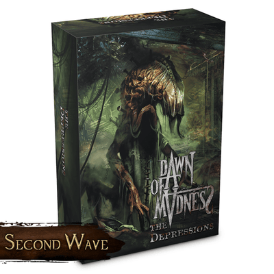 Dawn of Madness: The Depressionsterror Pack Expansion (Kickstarter Pre-Order พิเศษ) การขยายตัวของเกม Kickstarter Diemension Games KS001000G