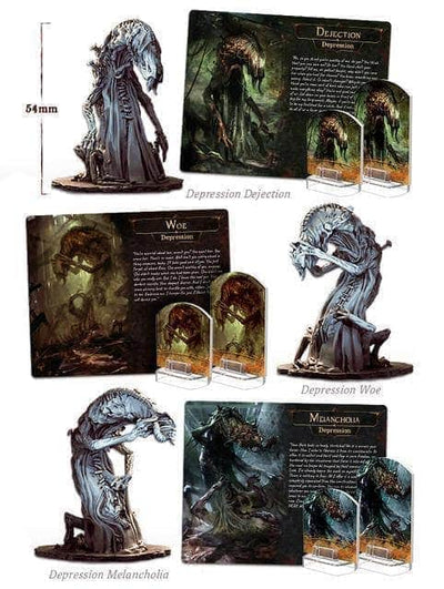 Dawn of Madness: The DepressionSterror Pack Expansion (Kickstarter Pre-Order Special) Expansión del juego de mesa de Kickstarter Diemension Games KS001000G