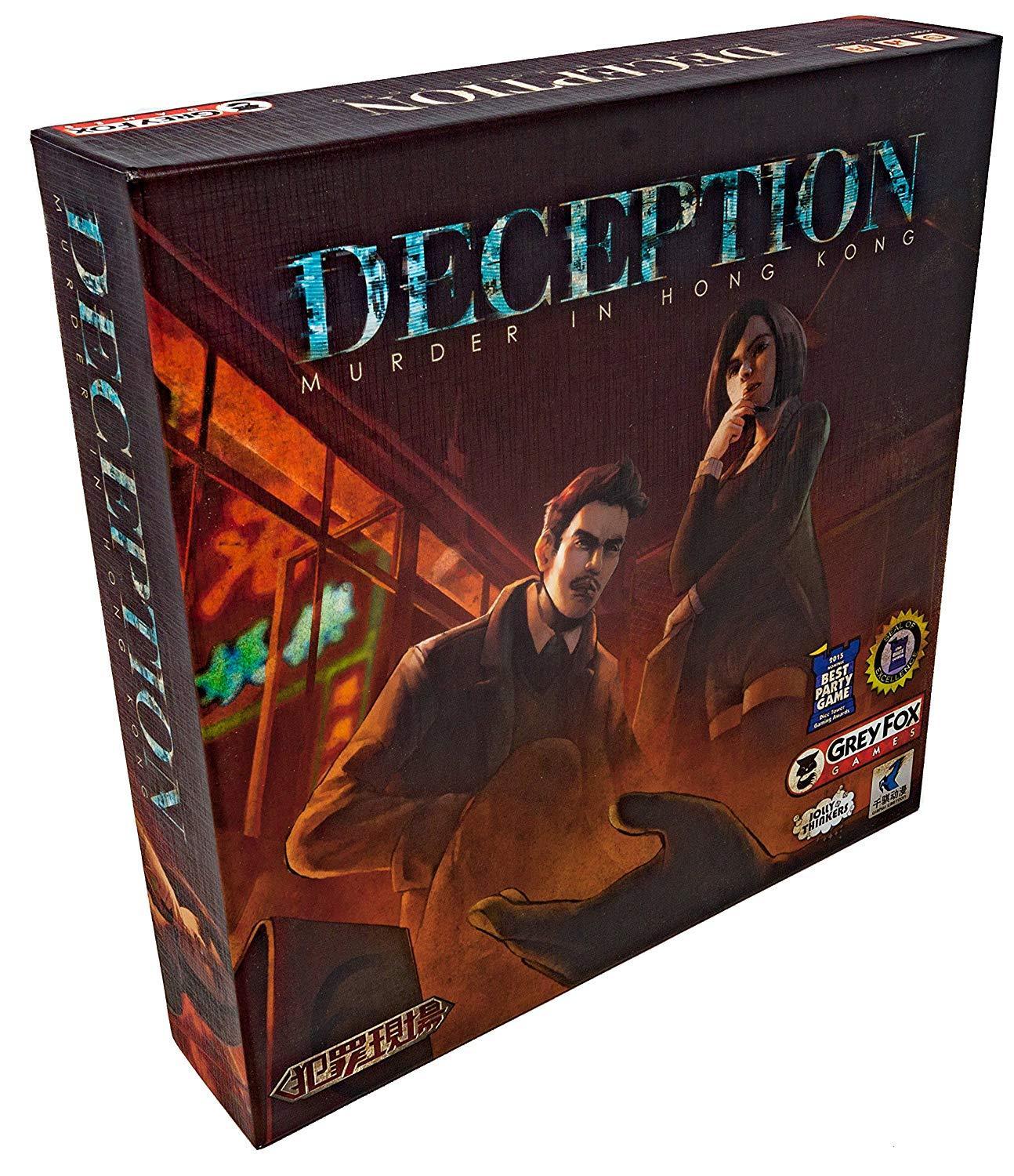 Deception: Murder in Hong Kong (Retail Edition) Retail Card Game Grey Fox Games 0616909967612 KS000723F
