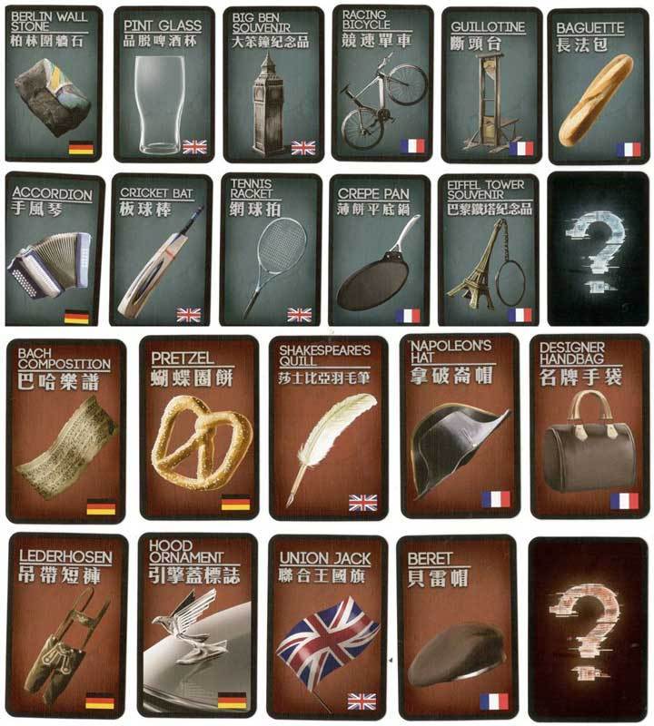 Täuschung: Themenpaket - Westeuropa Einzelhandelskartenspiel -Ergänzung Grey Fox Games