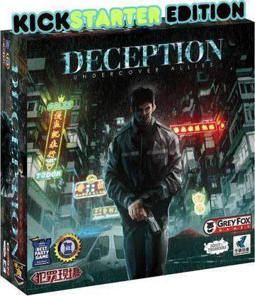 Deception: Undercover -bondgenoten Kickstarter &quot;Caught in the Act&quot; Pledge Edition (Kickstarter Special) Kickstarter Board Game Expansion Grey Fox Games