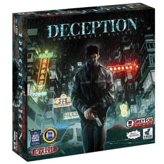 Decepção: Aliados disfarçados (edição de varejo) Expansão de jogos de cartão de varejo Grey Fox Games 616909967063 KS000723A