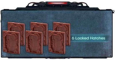 Deep Madness: 3D Locked Hatch Pack (Retail Pre-Order) Retail Board Game Accessory Diemension Games