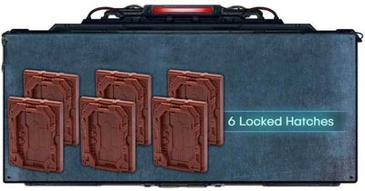 Deep Madness: 3D Locked Hatch Pack (הזמנה קמעונאית מראש) אביזר למשחקי לוח קמעונאיים Diemension Games
