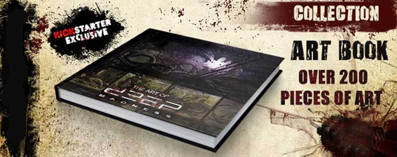 Deep Madness: Art Book (Kickstarter Pre-Order Special) Kickstarter Board Game Accessory Diemension Games