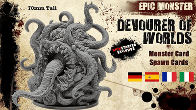 Deep Madness: Devourer of Worlds (Kickstarter förbeställning Special) Kickstarter Board Game Expansion Diemension Games