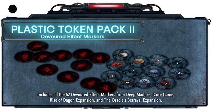 Mély őrület: Műanyag Token Pack II (kiskereskedelmi előrendelés) kiskereskedelmi társasjáték-kiegészítő Diemension Games