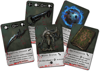 Deep Madness: Rise of Dagon Expansion (Kickstarter forudbestilling Special) Diemension Games Brætspil Geek, Kickstarter -spil, spil, Kickstarter -brætspilsudvidelser, brætspilsudvidelser, Diemension Games, Dyb galskab stigning af Dagon, spilene Steward, Action Point Pointance System, Co -operativt spil