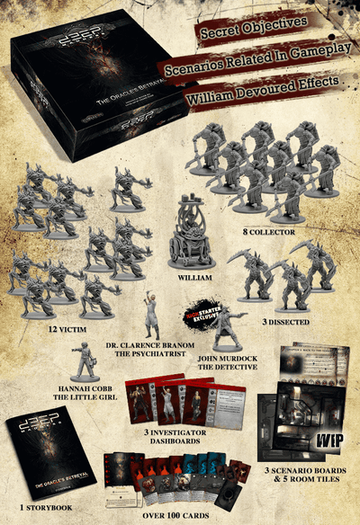Deep Madness: The Oracle's Betrayal Expansion (Kickstarter Pre-Order Special) Kickstarter Board Game Expansion Diemension Games