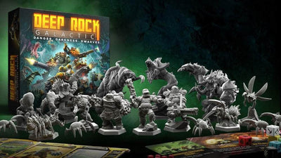 Deep Rock Galactic: Deluxe Edition Gameplay All-In Bundle (Kickstarter Pre-Order Special) Kickstarter Board Game MOOD Publishing KS001219A