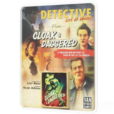 Detective: City of Angels Cloak and Daggered Expansion (إصدار البيع بالتجزئة) توسيع لعبة لوحة البيع بالتجزئة Van Ryder Games KS800650A