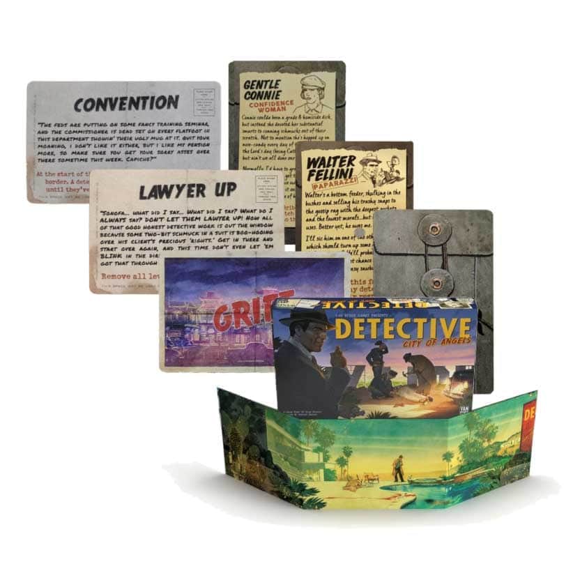 Detective: City of Angels Plus Promos -bundel (Kickstarter Special) Kickstarter Board Game Van Ryder Games KS800651A