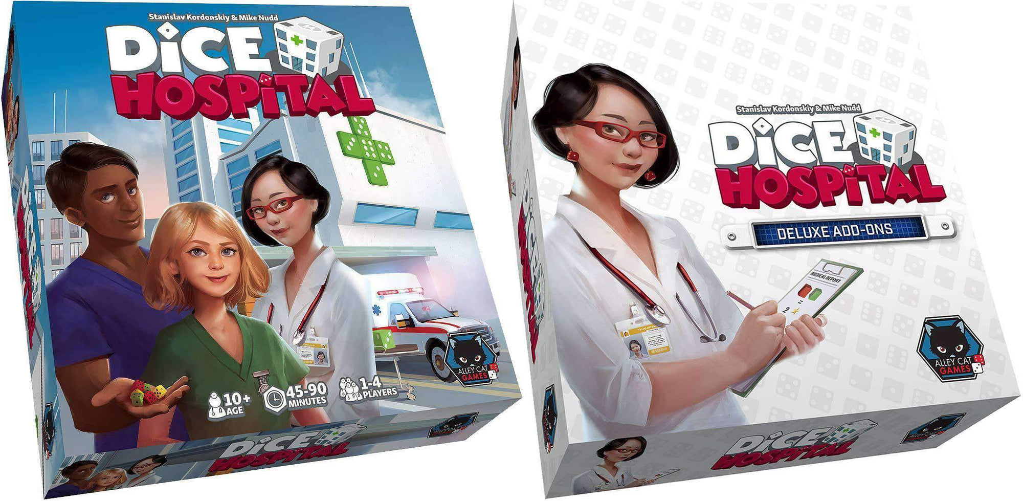 مستشفى دايس: إصدار فاخر (طلب خاص لطلب مسبق من Kickstarter) من لعبة Kickstarter Board Alley Cat Games