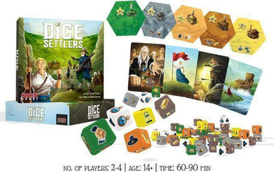 DICE SETTLERS: Deluxe Edition (Kickstarter Special) Kickstarter Board Game NSKN Games KS000734A