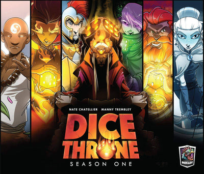 Dice Throne: Kausi yksi uudelleen valettu taistelu rinnassa lupaus uudelleenvalvotulla promo-paketilla (Kickstarter Special)