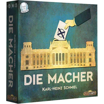 Die Macher: Limited Edition Pledge (Kickstarter Pre-megrendelés Special) kiskereskedelmi társasjáték Hans im Glück