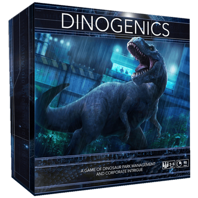 Dinogenics: Dinosaur Park Management (Kickstarter Special) Game Steward