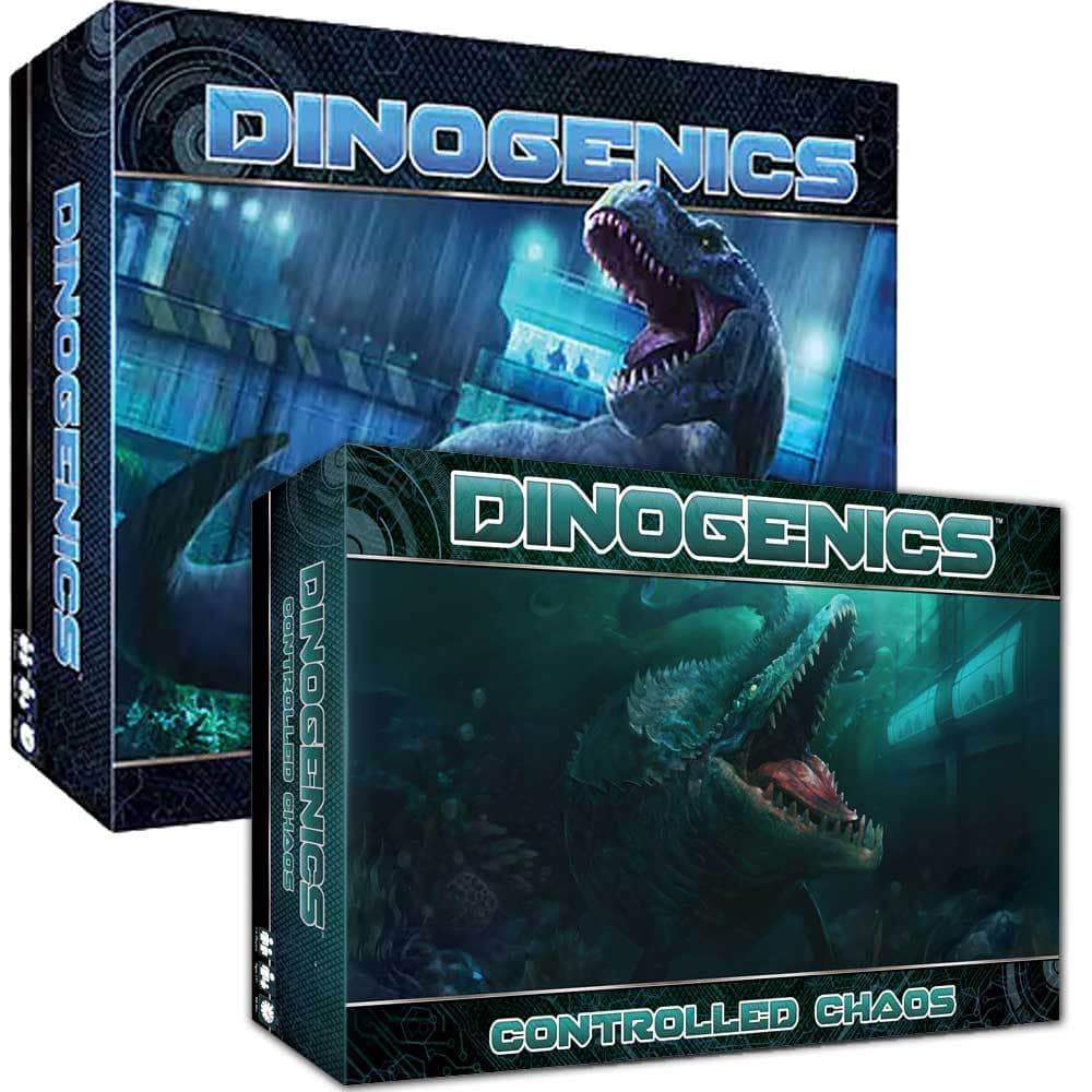 Dinogenics Plus Dinogenics Controllered Chaos Expansion Pledge Bundle (Kickstarter Pre-Order Special) Kickstarter Board Game Ninth Haven Games KS000977A
