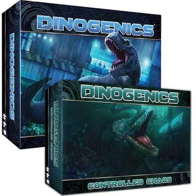 Dinogenics Plus Dinogenics contrôlé le chaos Expansion Pledge Bundle (Kickstarter Précommande spécial) Kickstarter Board Game Ninth Haven Games KS000977A