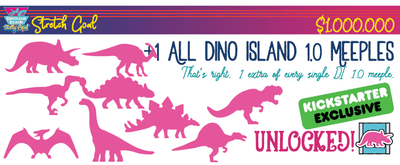 Dinosaur Island: Extreme Edition การขยายตัวของเหลว (Kickstarter Pre-order พิเศษ) Pandasaurus Games