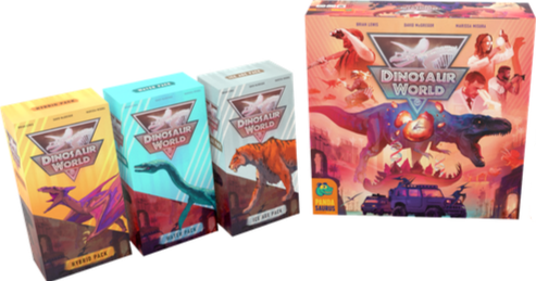 Pacote de Dinosaur World: All-In Pledge (Kickstarter Pré-encomenda especial) jogo de tabuleiro Kickstarter Pandasaurus Games KS000759E