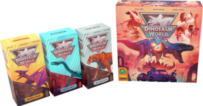 Pacote de Dinosaur World: All-In Pledge (Kickstarter Pré-encomenda especial) jogo de tabuleiro Kickstarter Pandasaurus Games KS000759E