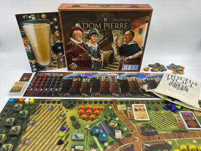 Dom Pierre: Afficianado Pledge Bundle (Kickstarter förbeställning Special) Kickstarter brädspel R&amp;R Games KS001204A