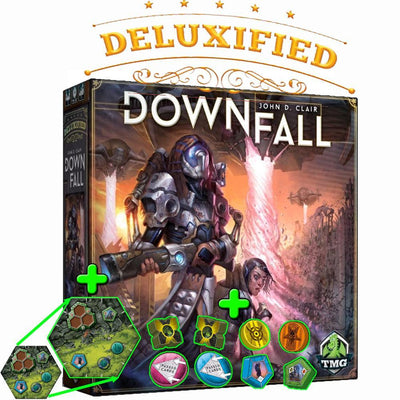 Downfall: Deluxified Edition Plus Big Map (Kickstarter Pré-encomenda especial) jogo de tabuleiro Kickstarter Tasty Minstrel Games