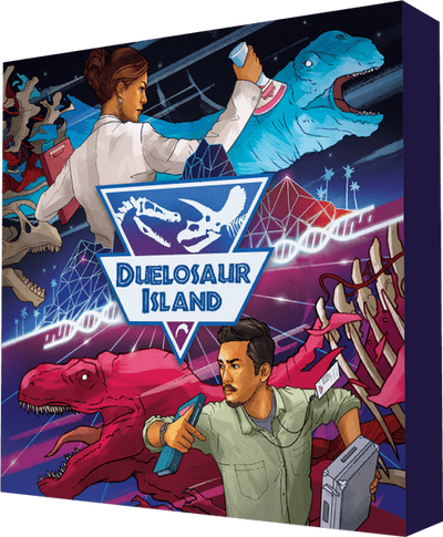 Duelosaur Island: Extreme Edition (Kickstarter Pré-encomenda especial) jogo de tabuleiro Kickstarter Pandasaurus Games