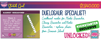Duelosaur Island: Extreme Edition (Kickstarter Pré-encomenda especial) jogo de tabuleiro Kickstarter Pandasaurus Games