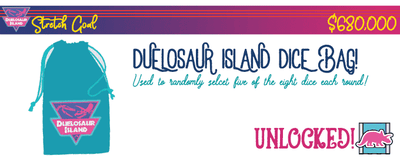 Duelosaur Island: Extreme Edition (Kickstarter Pré-encomenda especial) jogo de tabuleiro Kickstarter Pandasaurus Games