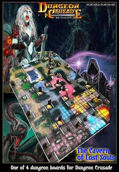 Dungeon Crusade - Buch I: Genesis of Evil (Kickstarter vorbestellt Special) Kickstarter -Brettspiel der Game Steward